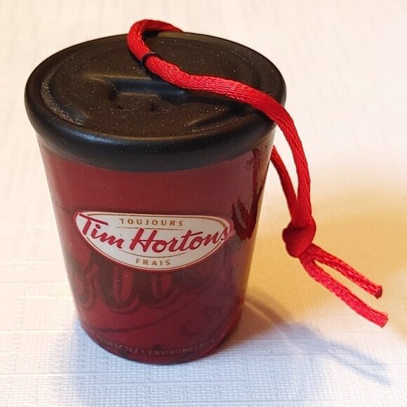 Tim Hortons 2010 Always Fresh Take Out Coffee Cup Ceramic Christmas Orna… - Picture 1 of 4